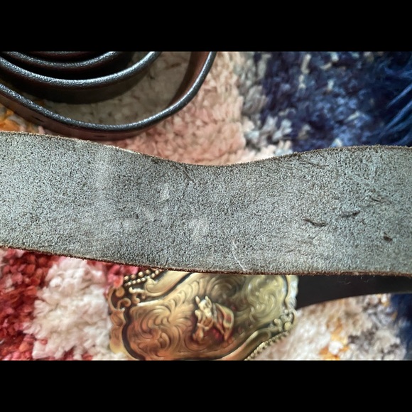 Genuine leather horse belt. main image 4